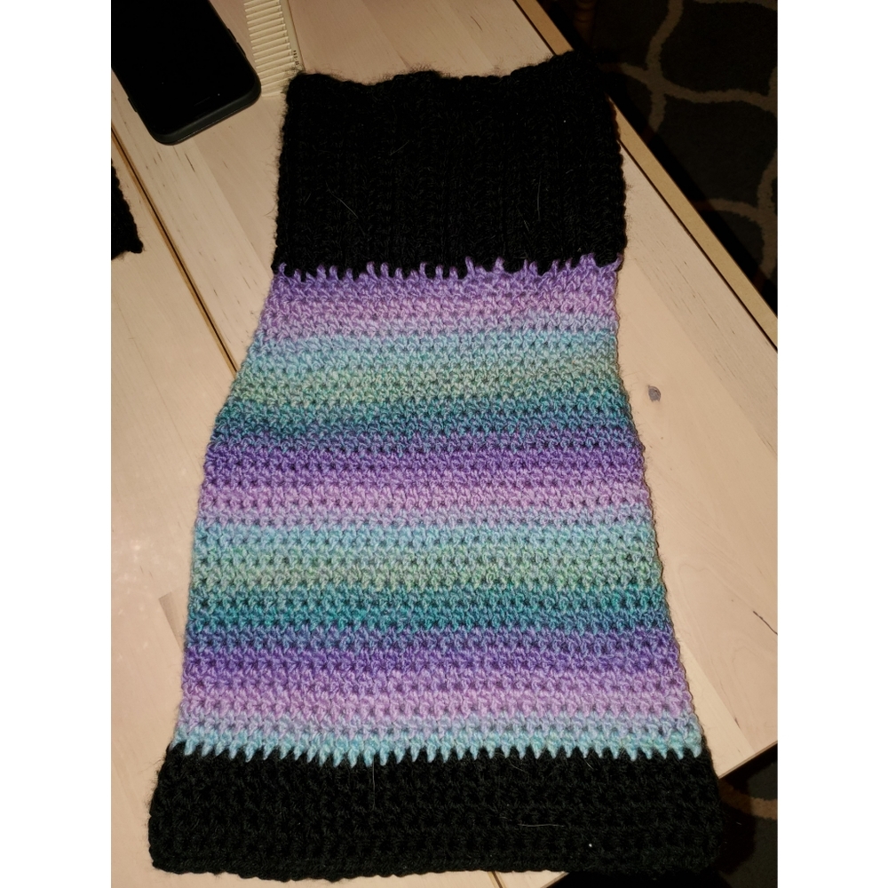 Crocheted dog sweater S/M